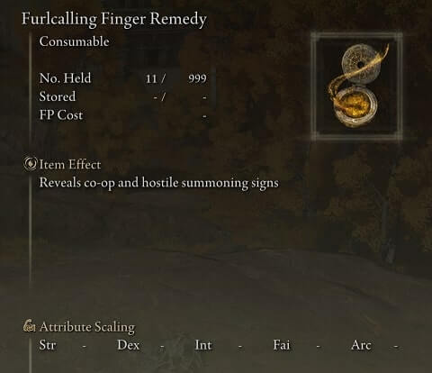 Furlcalling Finger Remedy