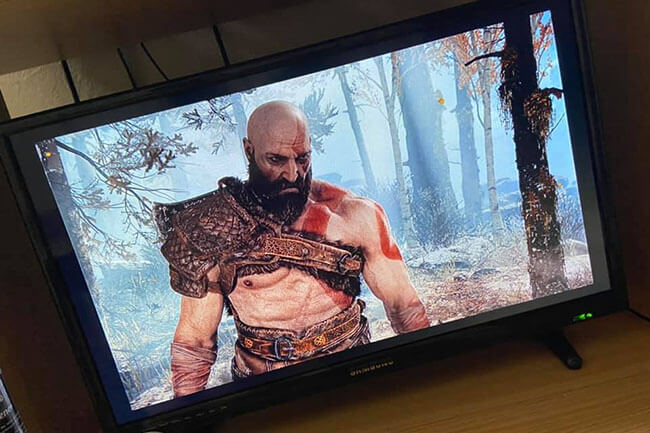 God of War is not displaying fullscreen