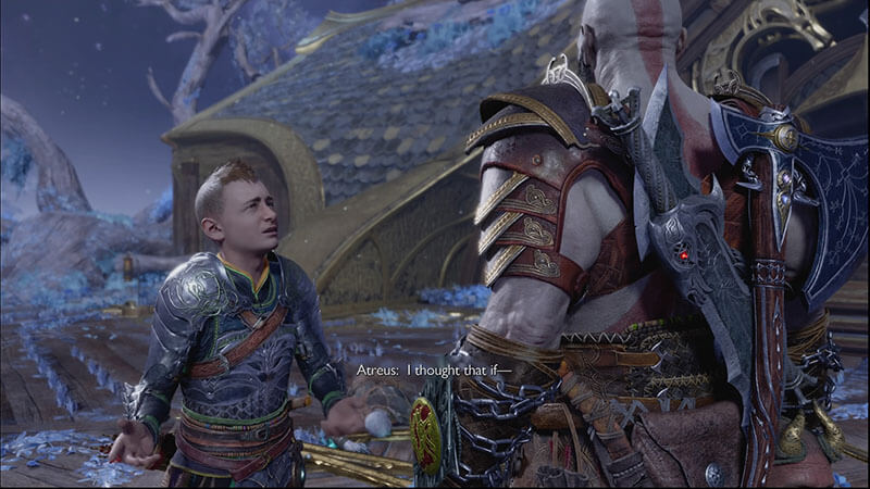 As of the events of God of War Ragnarok, how old is Atreus
