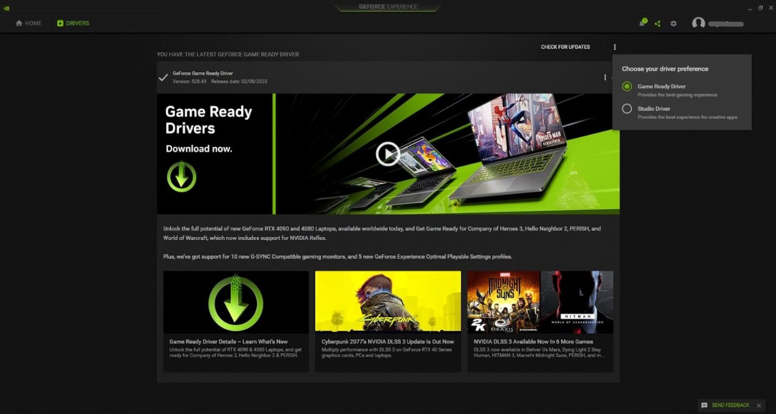 Can you use the Nvidia studio driver for gaming? Aim is Game The